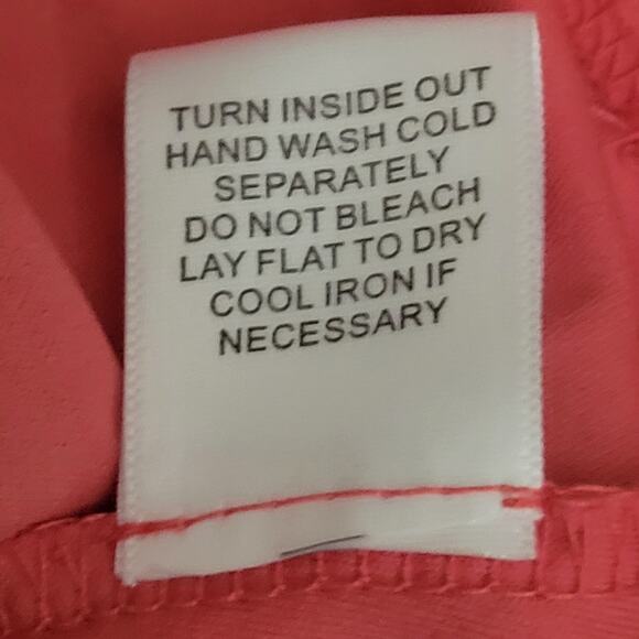 Nurture Dress S Midi V Neck Dark Peach Flowing Lined Embroidery Empire Baby Doll - Picture 5 of 12